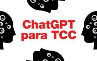 Imagem de referência a IA indicando o uso do ChatGPT na elaboração de um TCC.